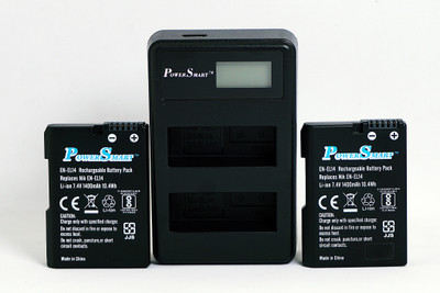 Power Smart EN-EL14 Battery (2- No.s) + EN-EL14a Dual USB Charger for Nikon D5600 D3400 Camera Battery Charger(Black) Power Smart EN-EL14 Battery (2- No.s) + EN-EL14a Dual USB Charger for Nikon D5600 D3400 Camera Battery Charger(Black)