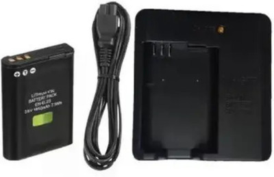 Dijiiplus combo of MH-67 camera charger with En-EL-23 battery  Camera Battery Charger(Black)