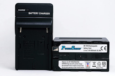 Power Smart NP-F970 Battery + NP-F970 NP-F930 NP-F950 NP-F960 Charger for Sony MVC-CD1000 Camera Battery Charger(Black) Power Smart NP-F970 Battery + NP-F970 NP-F930 NP-F950 NP-F960 Charger for Sony MVC-CD1000 Camera Battery Charger(Black)