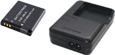 DIGICLIMBER NB-8L Camera charger with 800MAH battery pack Compatible with Canon  Camera Battery Charger(Black)