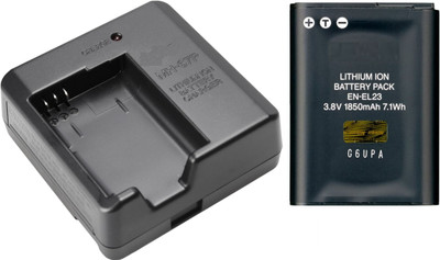 DIGICLIMBER combo of Mh-67 with En-EL-23 battery compatible with nikon camera battery charger  Camera Battery Charger(All Black)