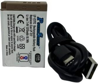 Power Smart USB C - Type Lp - E17TC Rechargeable Battery Pack with Charging Led Light  Camera Battery Charger(Multicolor)
