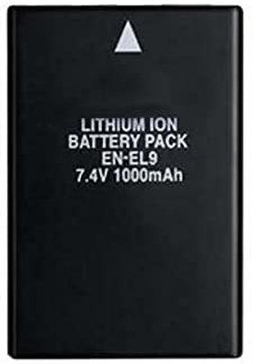 Onkliq EN-EL9 Battery Capacity of 1100mah Compatible with MH-23 Charger  Camera Battery Charger(Black)