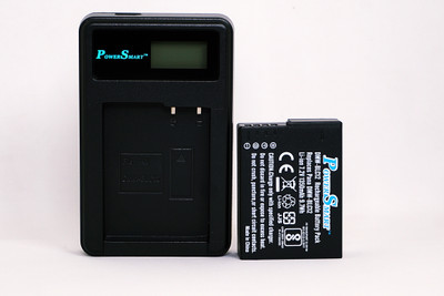 Power Smart Battery & LCD Slim USB Charger for Panasonic DMW-BLC12 DMW-BLC12E and Panasonic  Camera Battery Charger(Black)
