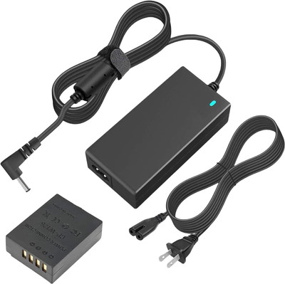 DIGICLIMBER W126 AC Power Adapter Kit for Fujifilm X100F X100V X-S10 XT-2 X-T3 X-T20 X-T30  Camera Battery Charger(Black)
