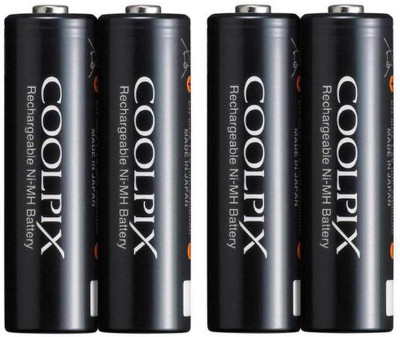 DIGICLIMBER EN-MH2-B4 Ni-MH 2300mAh AA Rechargeable Batteries Set of 4 - Retail Packaging  Camera Battery Charger(Black)