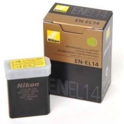Amabu Nikon En-el14 Lithium-Ion Camera battery for Nikon Camera  Camera Battery Charger(Black)