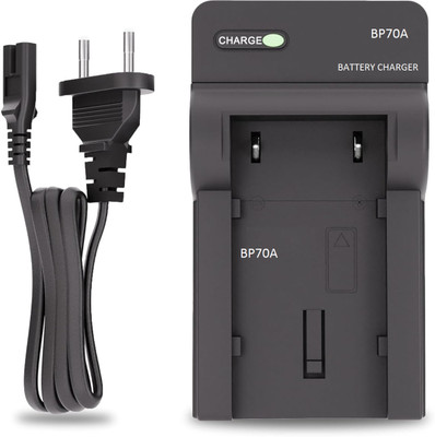 DIGICLAMBO BP70A Samsung Battery Charger BP70EP SLB-70A ST6500 ST67 ST68 ST70 ST700 ST71  Camera Battery Charger(Black)