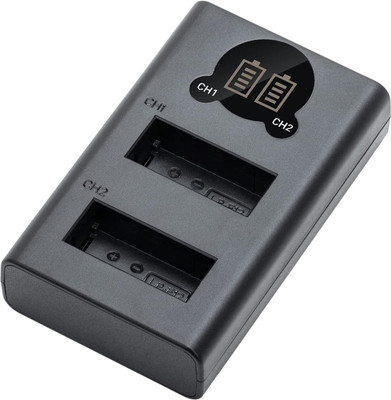 DIGICLIMBER LPE-12 Dual Fast USB type 'c'  Camera Battery Charger(Black)