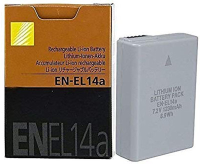 DIGICLAMBO EN-EL14A Battery With NikonD3500,D5600,D3300,D5100,D5500,D3100,D3200,D5200  Camera Battery Charger(Grey)