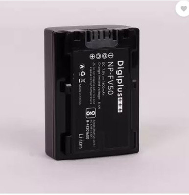 camstuff NP-Fv50 digi-plus Camera rechargeable Lithium-ion battery (1600Mah) for camera  Camera Battery Charger(Black)