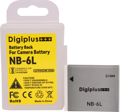 Amabu NB-6L camera rechargeable Litium-ion battery compatible for Can. cameras  Camera Battery Charger(Grey)