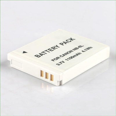 DIGICLIMBER NB-6L 1100MAh camera battery pack compatible with canon  Camera Battery Charger(White)