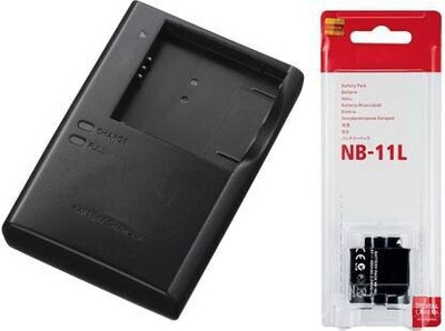 Picmaa Nb-11l Camera charger With battery and cable pack for Ca-non DSLR camera  Camera Battery Charger(Black)