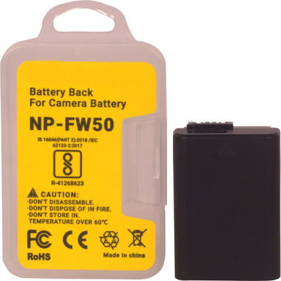 IJJA NP-Fw50 rechargeable battery A7/A7II/A7R A5100 NEX6 A6000 Cameras  Camera Battery Charger(Black)