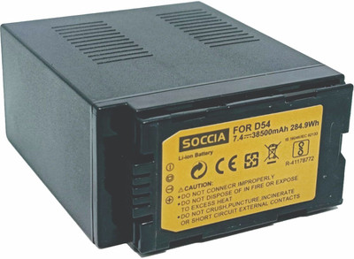 SOCCIA D54 Lithium-ion Rechargeable Camera Battery  Camera Battery Charger(Black)