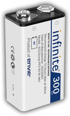 Envie 9V Infinite Ni-MH 300mAh Ready to Use  Camera Battery Charger(White)
