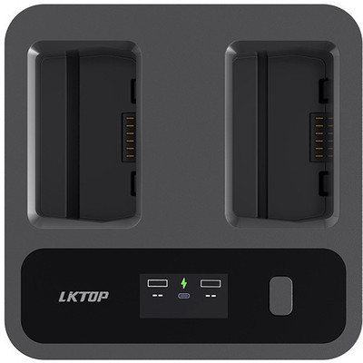 LKTOP 2 Battery Charging Hub for DJI Mini 3 Series and DJI Mini 4 Pro  Camera Battery Charger(Black)
