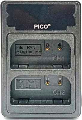 Pico BLJ31 Camera Battery Charger is Compatible with Panasonic Lumix S Series  Camera Battery Charger(Black)