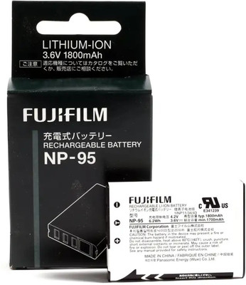 DIGICLIMBER NP-95 Rechargeable Lithium-ION camera battery pack for Fujifilm Camera charger  Camera Battery Charger(White)