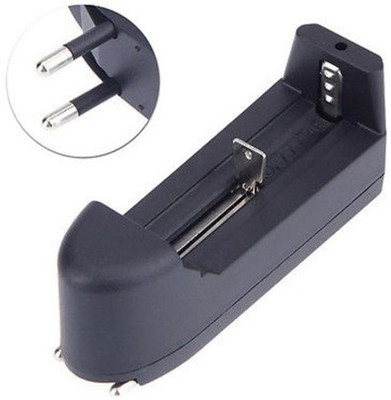 eronic 3.7V 18650 LITHIUM BATTERYCHARGER Single Battery Charger 18650/16340/14500/17670  Camera Battery Charger(Black)