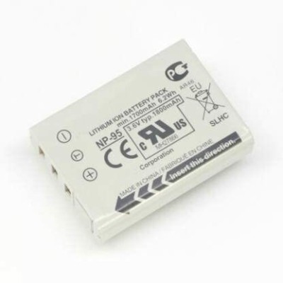 Onkliq NP-95 Rechargeable Lithium ion Battery for Fujifilm  Camera Battery Charger(White)