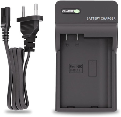 DIGICLAMBO EN-EL15 Battery Charger Z7 Z6 Z6 Z5 D850 D810 D810E D810A D780  Camera Battery Charger(Black)