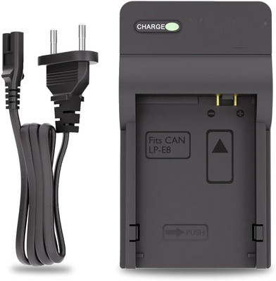 IJJA LPE-8 Camera battery charger for Can. Lpe8 battery  Camera Battery Charger(Black)