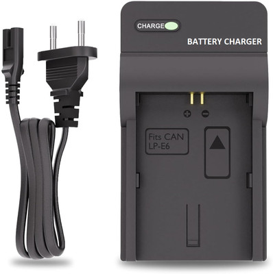 DIGICLAMBO LP-E6/ LPE6N Battery Charger 5DII 5D Mark IV, EOS 5DS 6D,6DII,EOS 7D  Camera Battery Charger(Black)