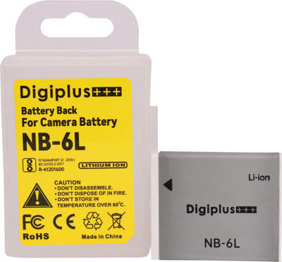 Camstuffs NB-6L camera rechargeable Litium-ion battery compatible for Can. cameras  Camera Battery Charger(Grey)