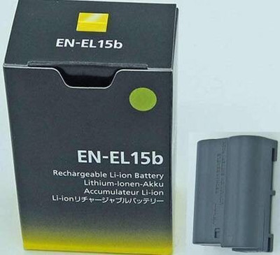 DIGICLIMBER EN-EL-15B Rechargeable Litium-Ion camera battery pack for MH-25 charger compatible with nikon camera  Camera Battery Charger(Grey)