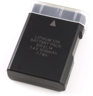 DIGICLAMBO EN-EL14 Camera Battery For D3100 D3200 D3300 D5100 D5500 D5300 P7000 P7700 P7800  Camera Battery Charger(Black)