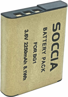 SOCCIA BG1 Lithium-ion Rechargeable Camera Battery  Camera Battery Charger(Yellow)