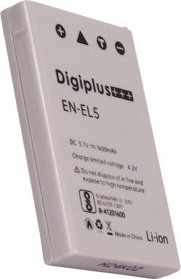 Camstuffs EN-EL5 rechargeable lithium-ion camera battery for Nik. Camera  Camera Battery Charger(Grey)