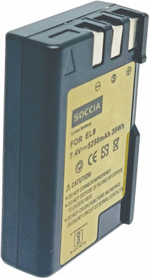 SOCCIA EL9 is a high-performance lithium-ion Camera Battery  Camera Battery Charger(Black)