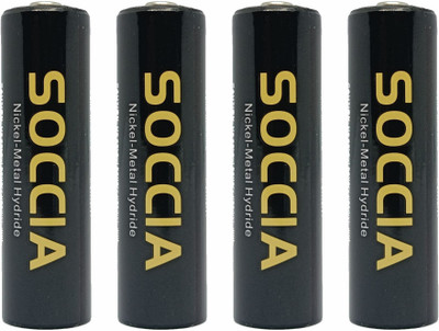 SOCCIA AA CELL Lithium-ion Rechargeable Camera Battery  Camera Battery Charger(Black)
