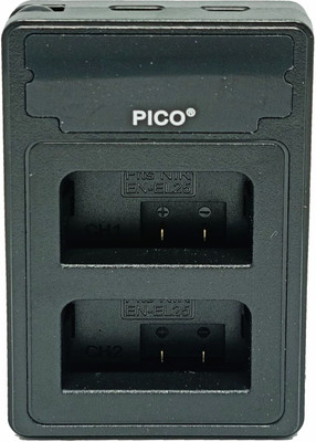 Pico EL25 Camera Battery Charger is Compatible with Nikon Z-Series  Camera Battery Charger(Black)