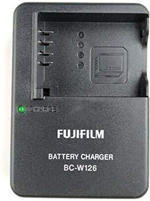 DIGICLIMBER BC-W126 Charger Compatible Fujifilm NP-W126 X-T1 E2 A1 M1 HS30 33 X-E1 XE2 XT1  Camera Battery Charger(Black)