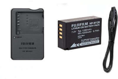 IJJA Fujifilm BC-W126 combo camera battery charger for Fujifilm Camera  Camera Battery Charger(Black)