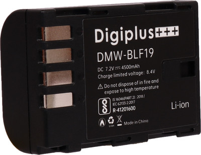 DIGICLAMBO DMW-BLF19 Camera Battery (4500mAh) 8.4V For Panasoni-c Equal the Original  Camera Battery Charger(Black)