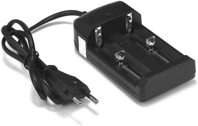 I-Birds Enterprises Portable 4.2V/1000mA Dual Slot Lithium-ion 240V Charger with LED indicator  Camera Battery Charger(Black)