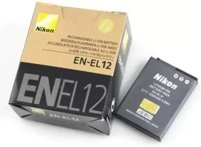 DIGICLAMBO EN-El-12 Lithium-ION camera battery for Nikon  Camera Battery Charger(Black)