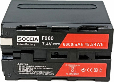 SOCCIA SOCCIA_BATTERY F980  Camera Battery Charger(Black)