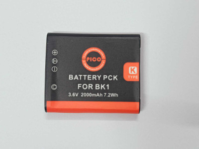 DIGICLAMBO NP-BK1 Rechargeable Battery Camera for Sony  Camera Battery Charger(Red & Black)
