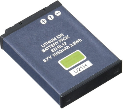 DIGICLAMBO EN-EL12 Rechargeable Lithium Ion Battery pack (1050MAH) Camera Battery  Camera Battery Charger(Black)