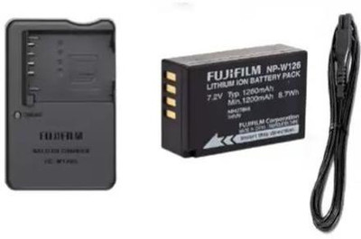 Digicom Fujifilm BC-W126 combo camera battery charger for Fujifilm  Camera Battery Charger(Black)