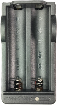 khurafatiLabs 18650 Li-ion Battery Charger, Dual Cell, 220V Input, Good Quality  Camera Battery Charger(Black)
