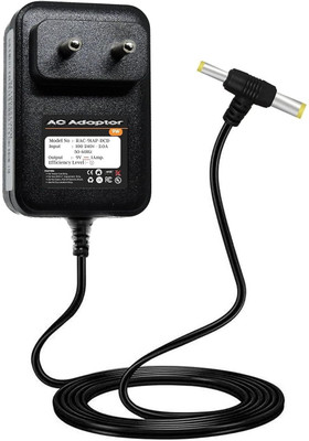 Microtech 9V 1A DC Power Adapter AC to DC SMPS Power Supply 9 Volt 1 Amp Adaptor Charger Worldwide Adaptor(Black)
