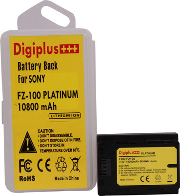 Picmaa NP- FZ100 Camera Platinum rechargeable Lithum-ion battery (18000mAh) for son-y  Camera Battery Charger(Black)