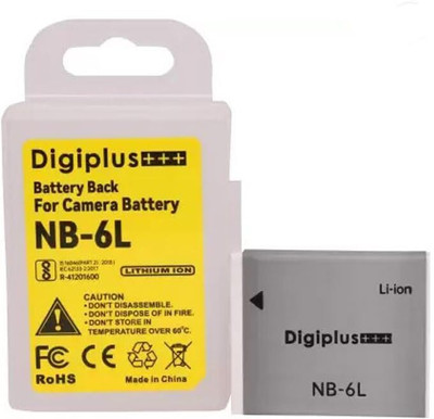 digiplus NB-6L camera rechargeable Litium-ion battery compatible for Ca-non cameras Battery Grip